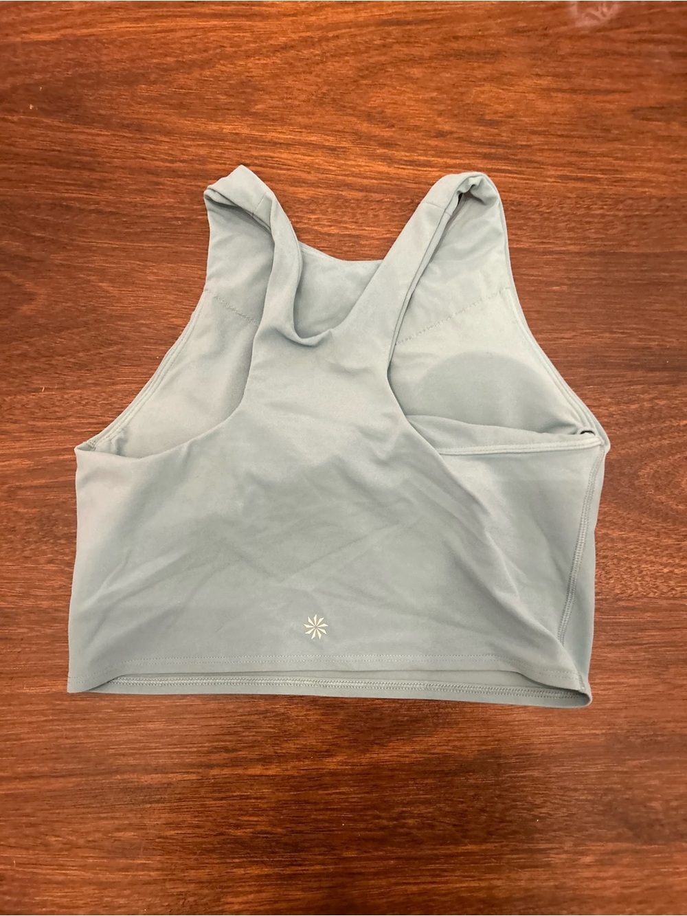 Athleta Sage Green Racerback Crop Tank - Picture 3 of 3